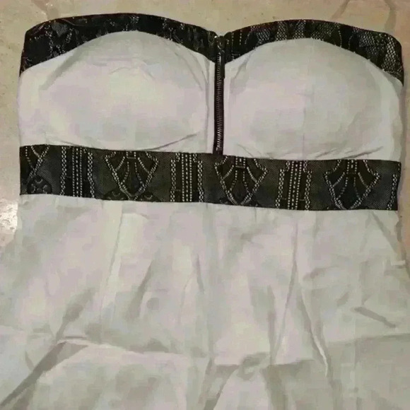 Lace lined Tube top Dress - Picture 3 of 4